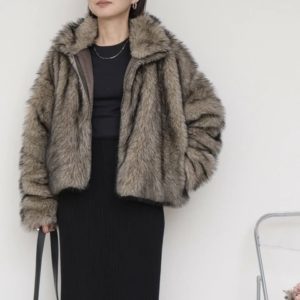 ダブルジップファージャケット