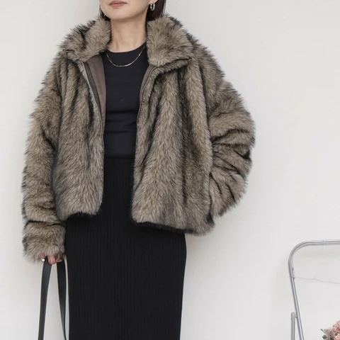 ダブルジップファージャケット